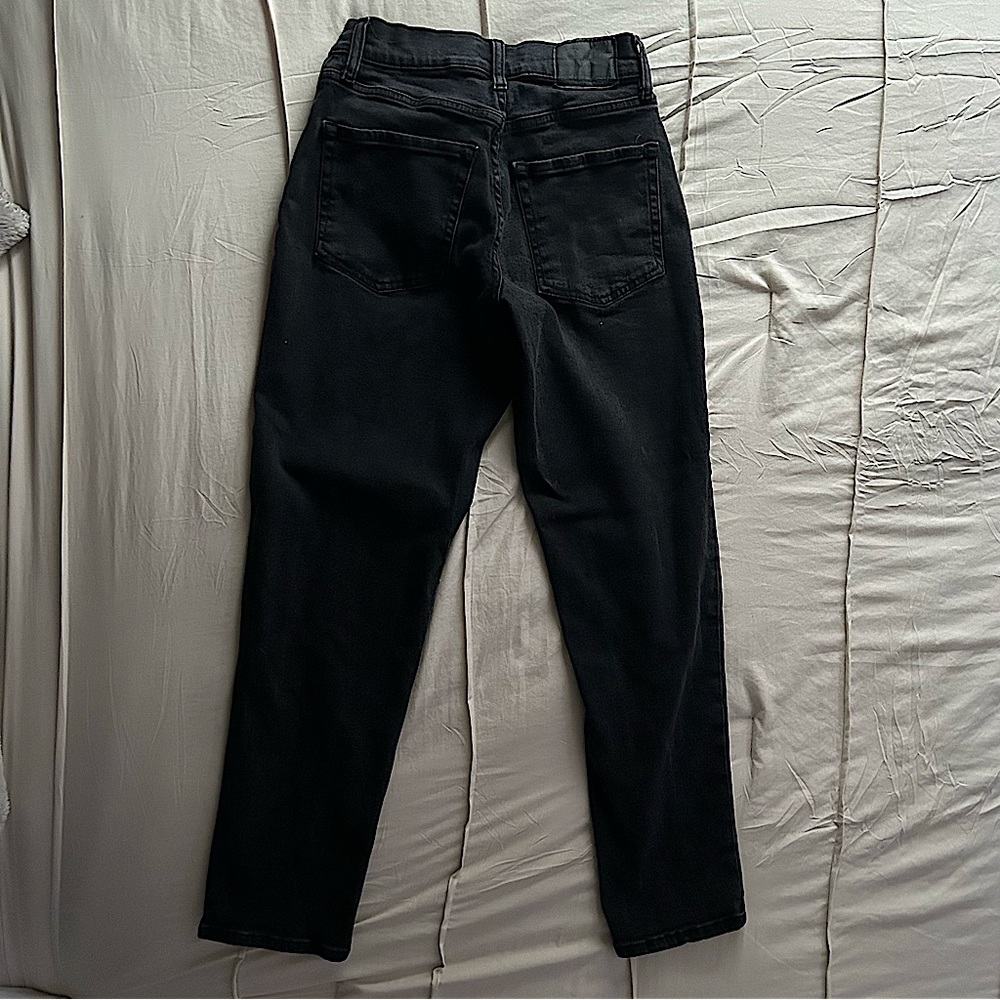 Aeropostale Black Wash Curvy Mom Jean - Size 2